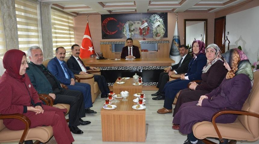 AK Parti Erzincan İl Teşkilatından Başkan G&uuml;ltekin&rsquo;e ziyaret