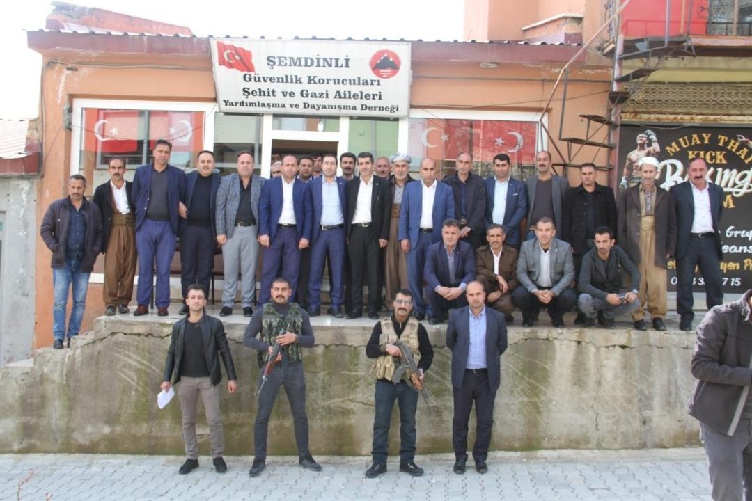 Başkan Kahraman Şemdinli’de