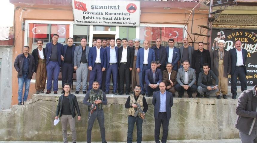 Başkan Kahraman Şemdinli&rsquo;de