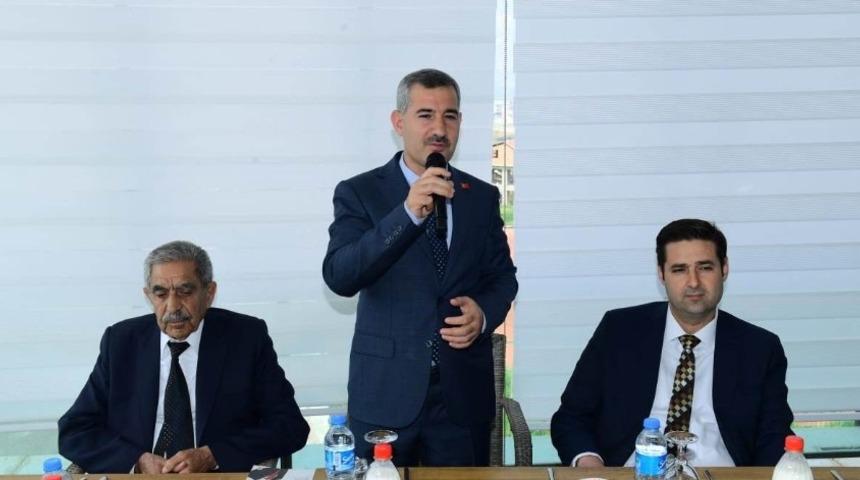 &Ccedil;ınar muhtarlarla bir araya geldi