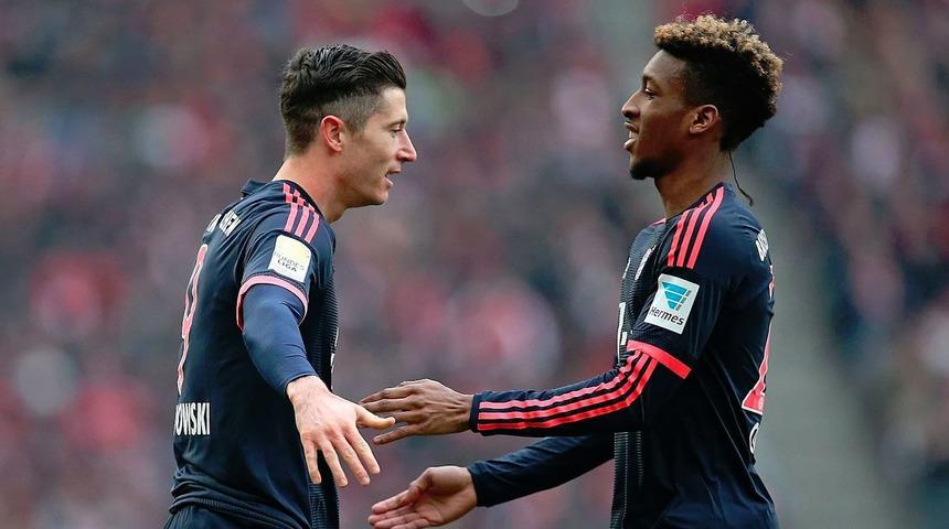 Bayern Münih antrenmanında Lewandowski ve Coman kavga etti!