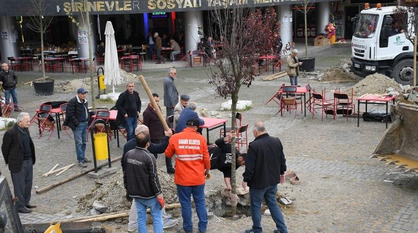 Karab&uuml;k Belediyesi&rsquo;nden ağa&ccedil;landırma  &ccedil;alışması