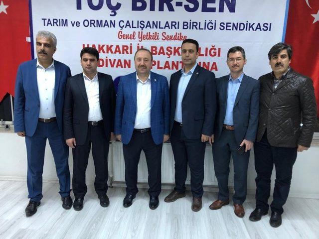 Hakkari’de Toç Bir-Sen divan toplantısı