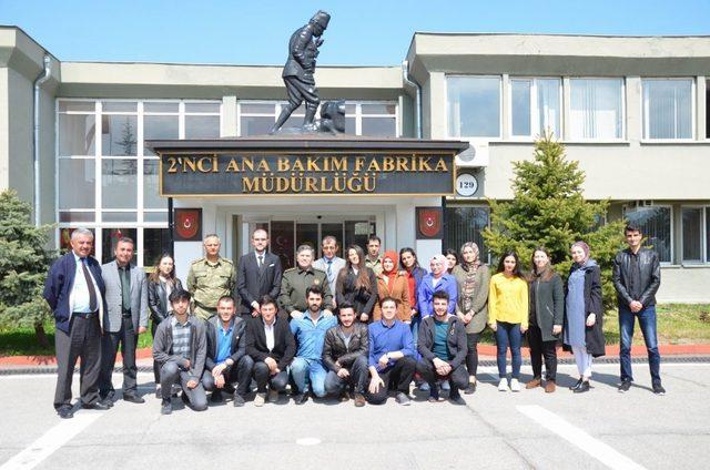 Mühendis Adayları 2.İnci Ana Bakım Fabrika Müdürlüğüne Teknik Gezi Düzenledi