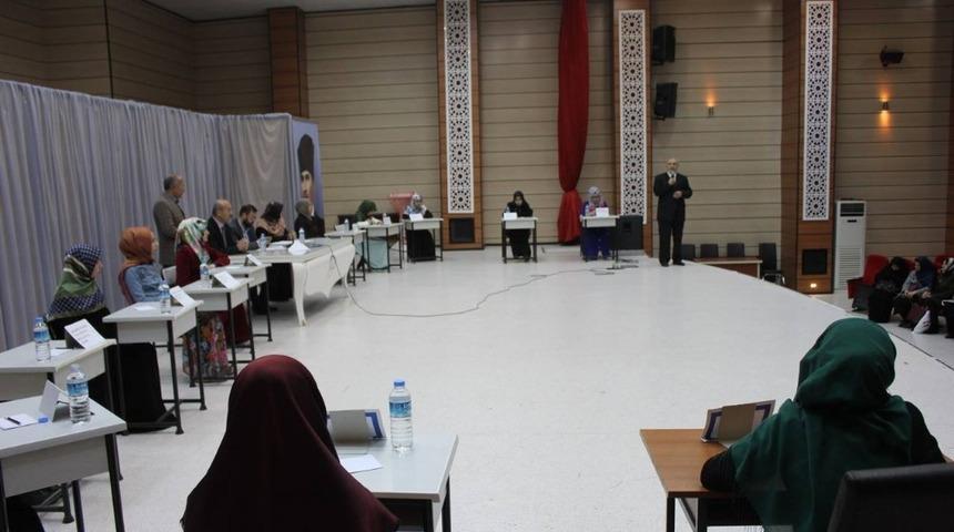 Kız Kur&rsquo;an Kursları arası Temel Dini Bilgiler Yarışması yapıldı