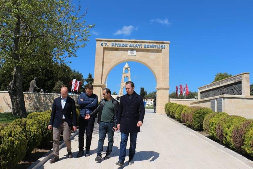Dumlupınar ve Altıntaş Kaymakamlarının &Ccedil;anakkale ziyareti