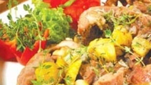 Kestaneli Kuzukol Sarması