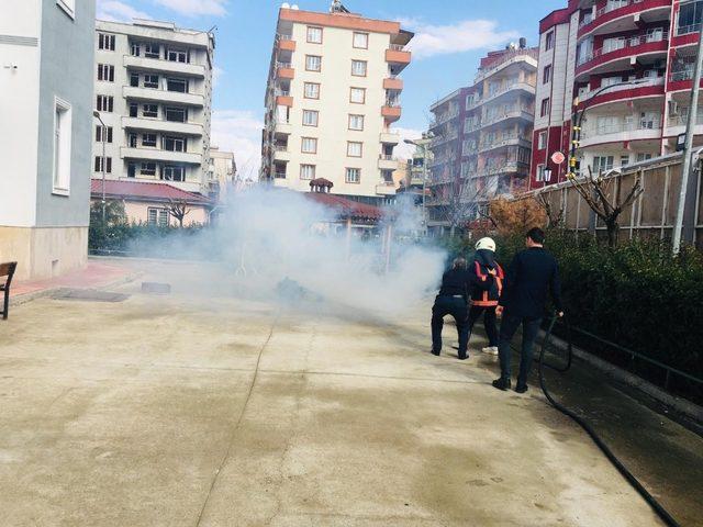 Siirt’te yangın tatbikatı yapıldı