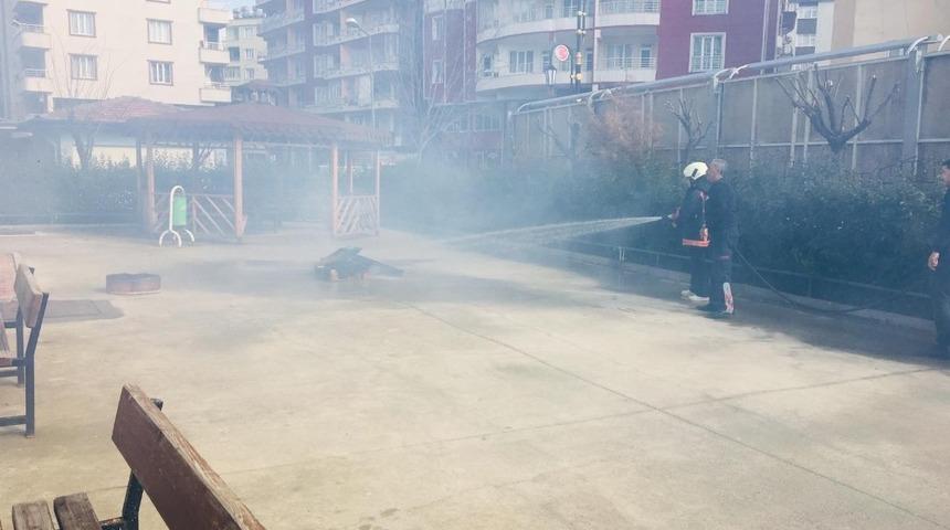 Siirt&rsquo;te yangın tatbikatı yapıldı