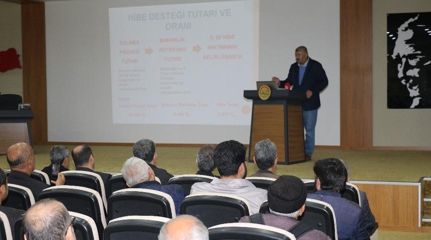 Elazığ’da sulama sistemleri hibe desteğine 114 başvuru