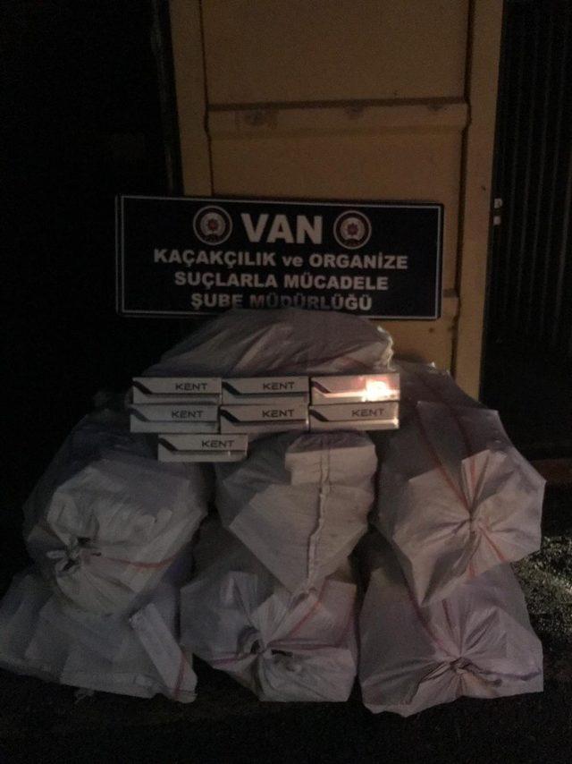 Van’da 5 bin paket kaçak sigara ele geçirildi