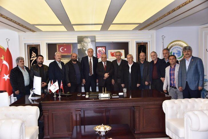 Başkan Bakkalcıoğlu misafirlerini ağırlıyor G2