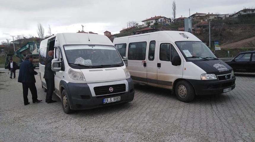 Sungurlu&rsquo;da servis ara&ccedil;ları denetlendi