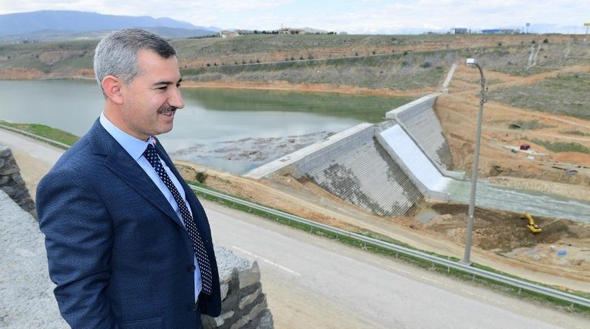 Beylerderesi baraj g&ouml;leti hızla y&uuml;kseliyor