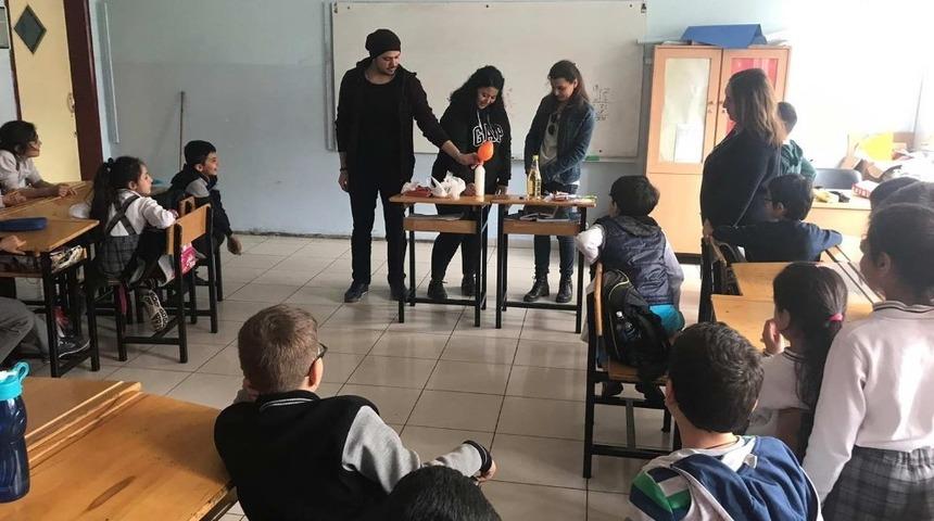 TBMYO &ouml;ğrencilerinden &ldquo;deneyerek &ouml;ğreniyorum&rdquo; proje etkinliği