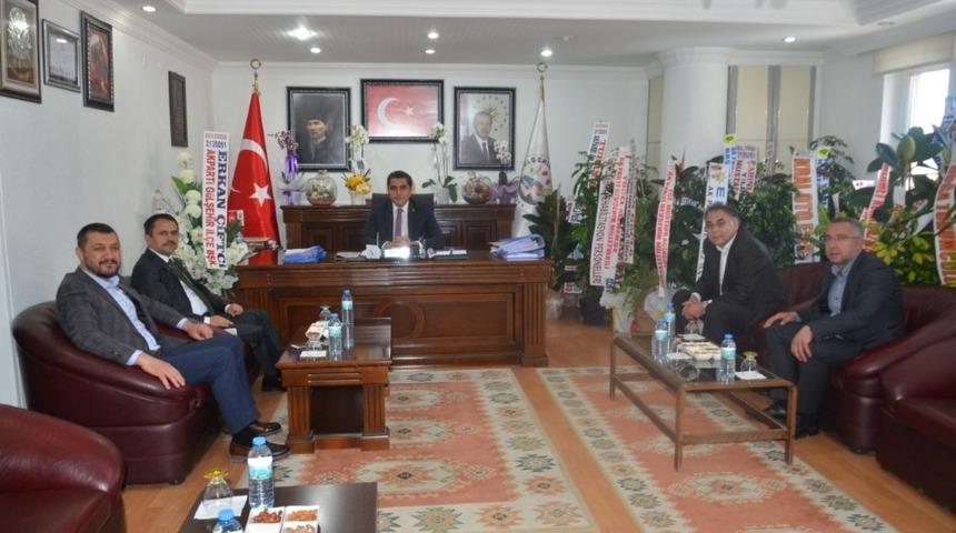 Vali Aktaş, G&uuml;lşehir Belediye Başkanı &Ccedil;ift&ccedil;i&rsquo;yi ziyaret etti