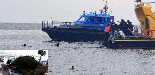 Yalova’da yasak trol ağları denizden toplandı