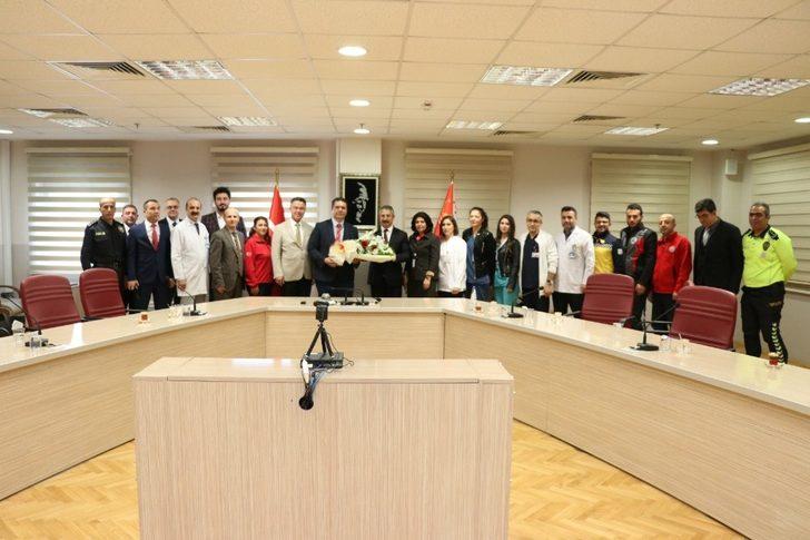 İl Emniyet Müdürü Dinç’e Polis Haftası ziyaretleri G4