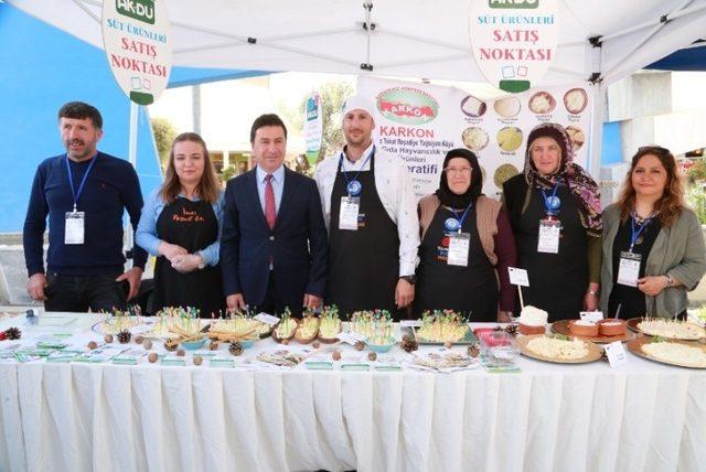 Başkan Aras Slow Cheese’i ziyaret etti