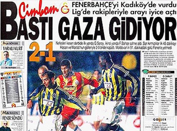 22 Aralık 1999 | Fenerbahçe 1 - 2 Galatasaray - Galatasaray'ın Kadıköy'de kazandığı son derbi oldu. Goller Hasan Şaş ve Marcio'dan geldi.