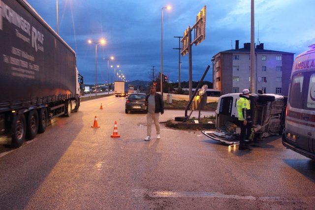 Bandırma’da trafik kazası: 2 yaralı