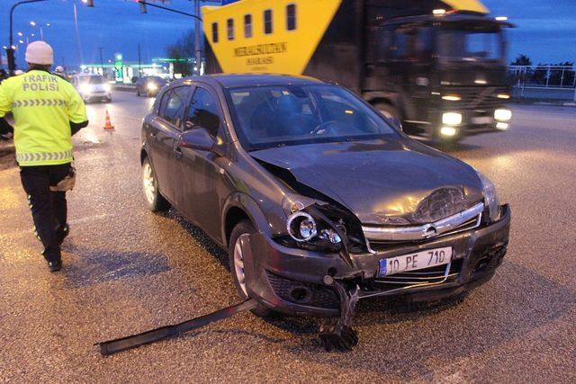 Bandırma’da trafik kazası: 2 yaralı