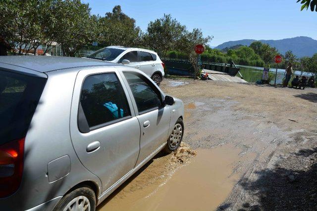 Antik kentte yol çilesi