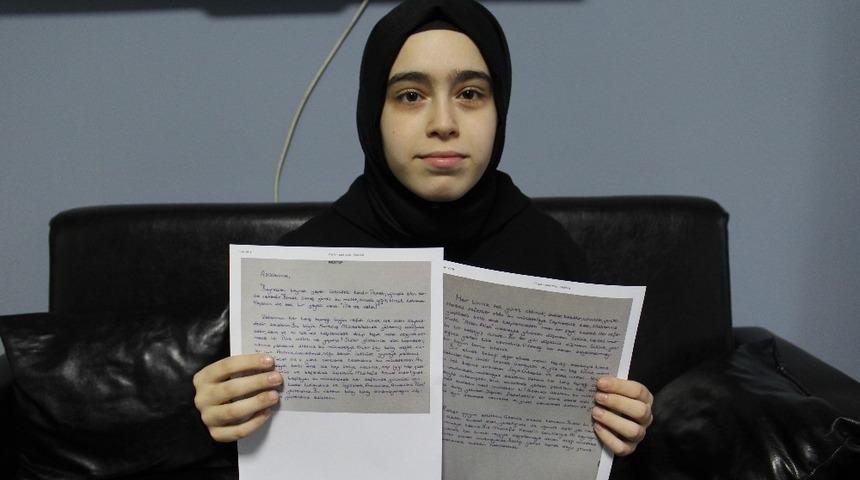 Ecdada yazdığı mektupla birinci oldu