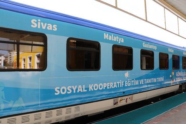 Sosyal Kooperatifler Eğitim ve Tanıtım Treni Sivas’ta