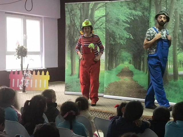 Hisarcık&rsquo;ta &ouml;ğrencilere orman sevgisi tiyatro ile anlatıldı 3