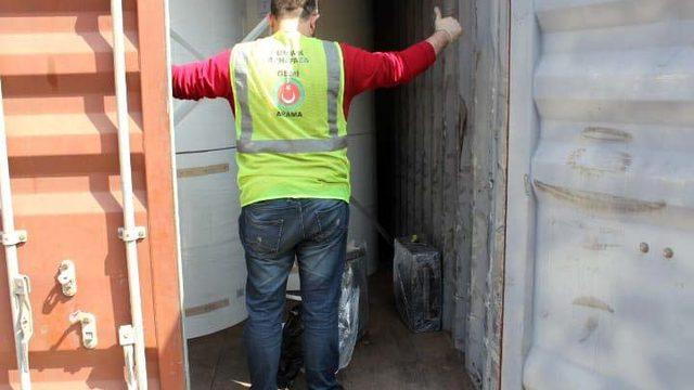 Brezilya'dan gelen gemide 55 kilo kokain ele geçirildi