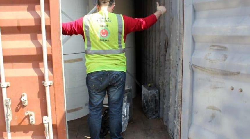 Brezilya'dan gelen gemide 55 kilo kokain ele ge&ccedil;irildi