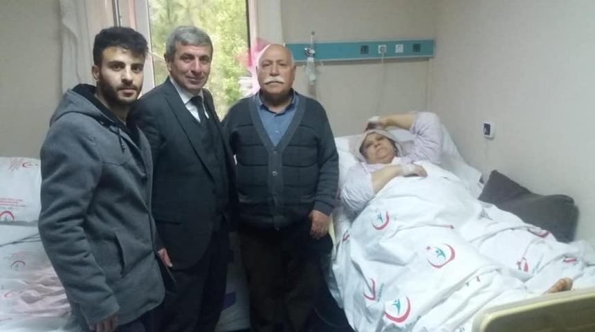 Başkan Ocak&rsquo;ın hasta ziyareti