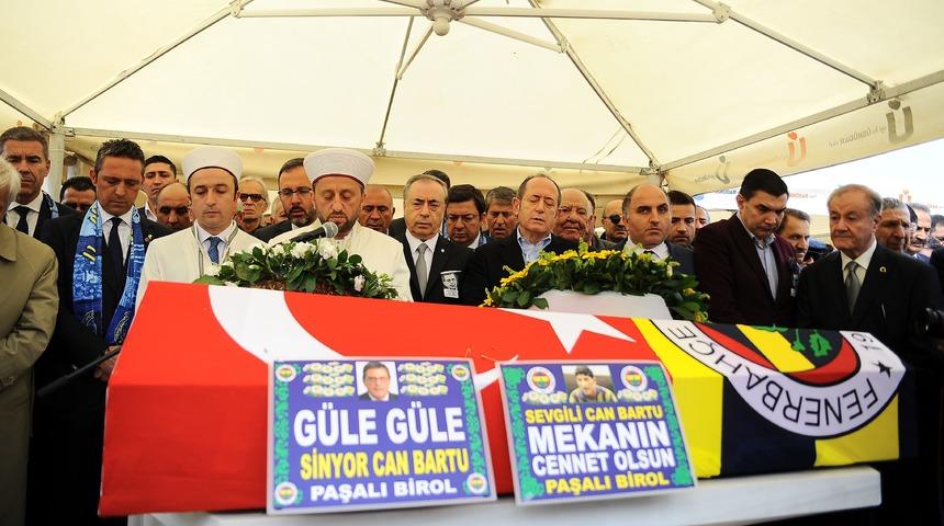 Türk sporu ve Fenerbahçe'nin efsane ismi Can Bartu son yolculuğuna uğurlandı