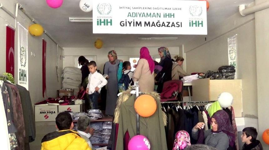 Adıyaman’da ihtiyaç sahipleri için ücretsiz mağaza açıldı
