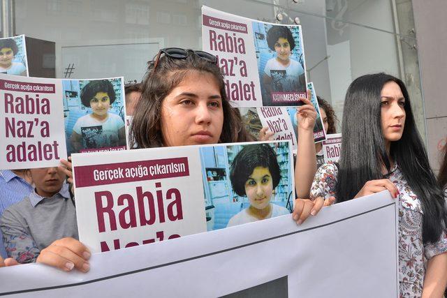 Rabia Naz için adalet istediler