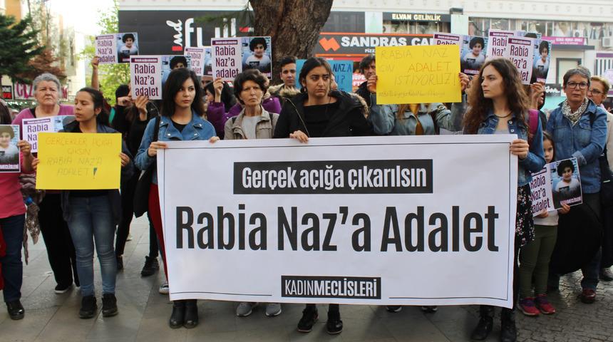 Antalya'da 'Rabia Naz' i&ccedil;in adalet eylemi