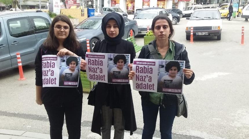 Bilecik de Rabia Naz i&ccedil;in adalet istedi