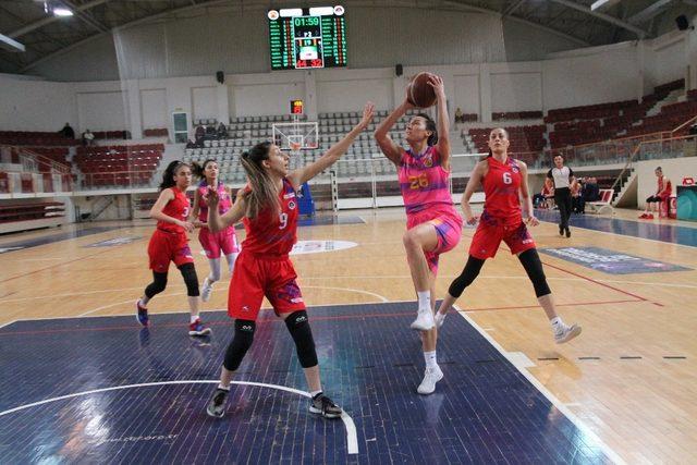 Türkiye Kadınlar Basketbol Ligi: Yalova VIP: 107 - Mersin BŞB Gelişim: 80