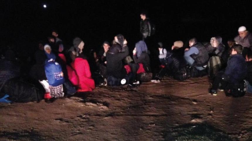 Sahil güvenlik ekipleri bu kez karada yakaladı