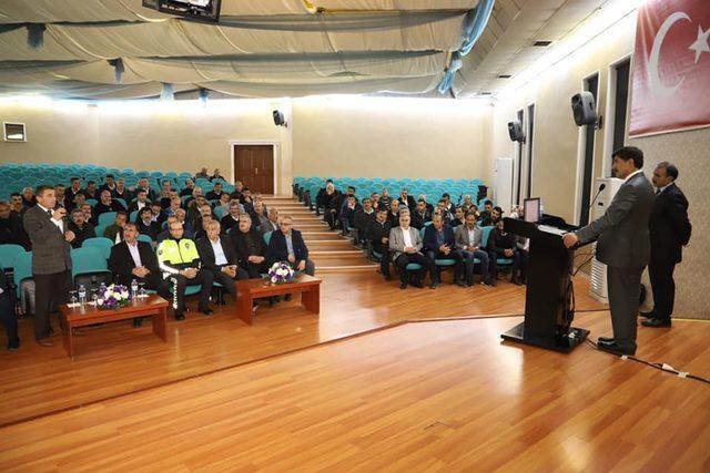 Erzincan Kent İçi Ulaşım Kooperatifi Eğitim Toplantısı düzenledi