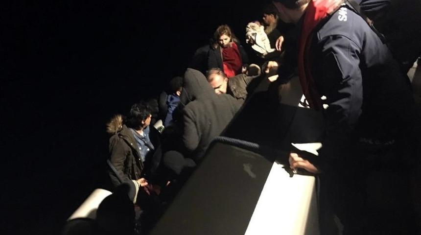 Didim’de 18 düzensiz göçmen yakalandı