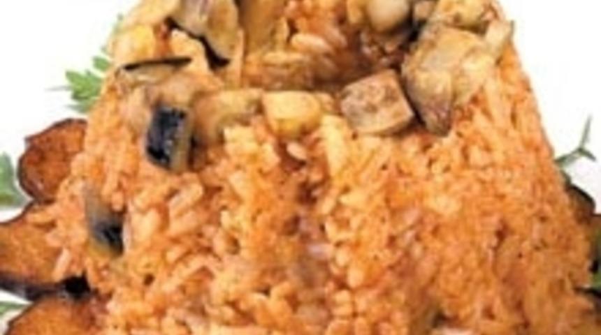 Patlıcanlı Pilav