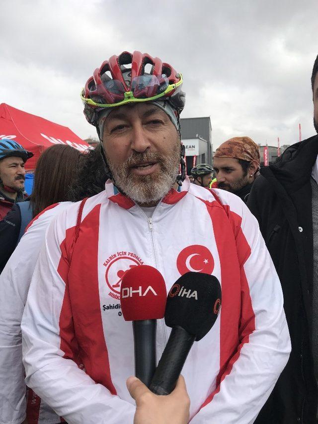 Kalp sağlığına dikkat çekmek için pedal çevirdiler