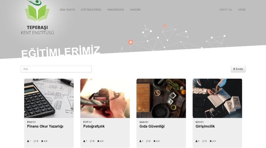 Tepebaşı Kent Enstit&uuml;s&uuml;&rsquo;nde eğitimler s&uuml;r&uuml;yor