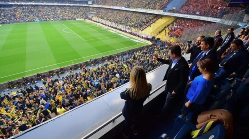 Ekrem İmamoğlu Fenerbahçe-Galatasaray derbisinde tribündeydi