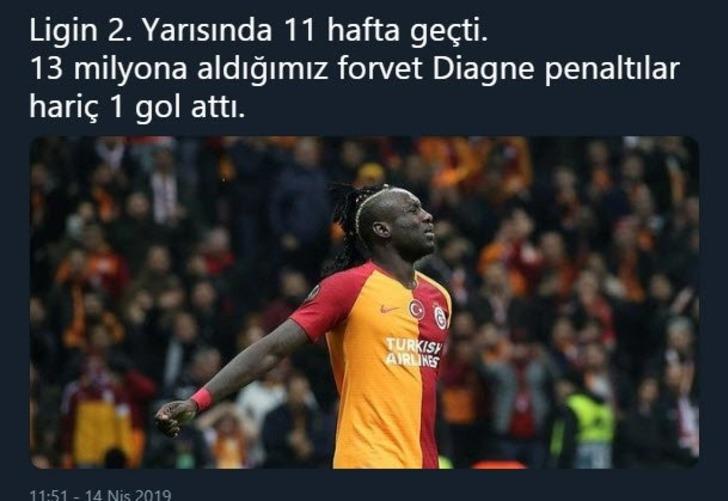 Galatasaray taraftarından Mbaye Diagne'ye şok tepki G3