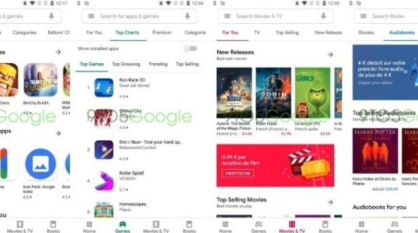 Google Play Store, yeni tasarımı ile nasıl bir görünüme kavuşacak?
