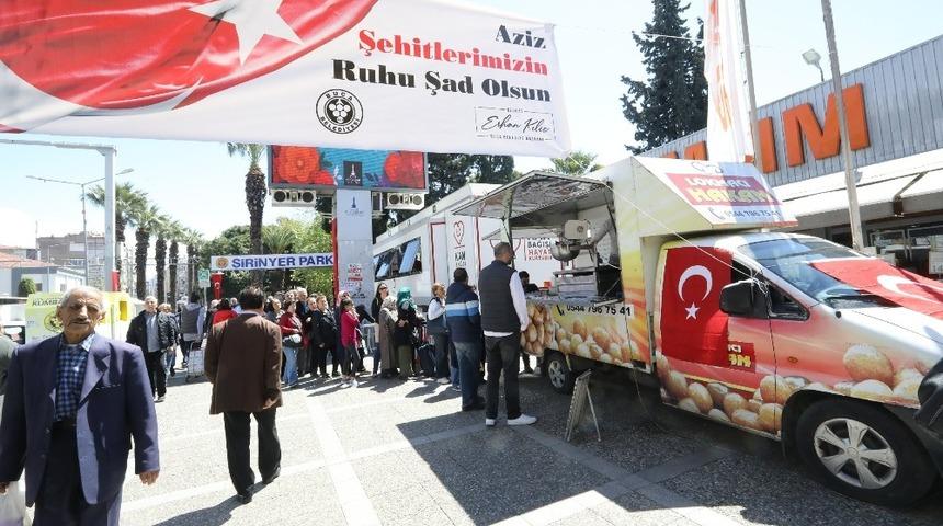 Buca şehitlerini unutmadı