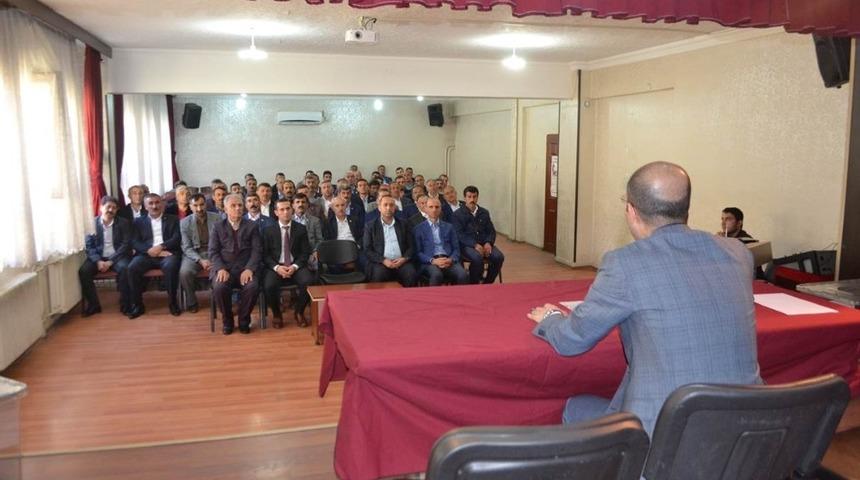 Sason&rsquo;da K&ouml;ylere Hizmet G&ouml;t&uuml;rme Birliği toplantısı yapıldı